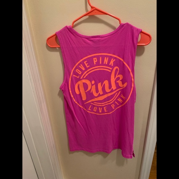 VS pink oversized tank - Picture 2 of 2